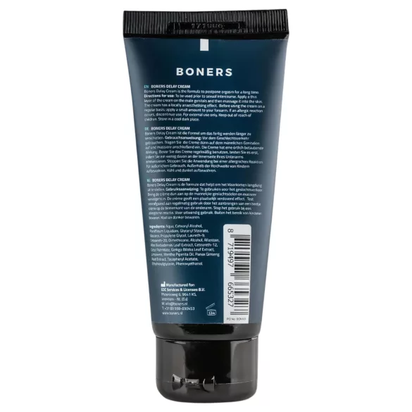 Boners Essentials Delay - késleltető krém férfiaknak (100 ml)