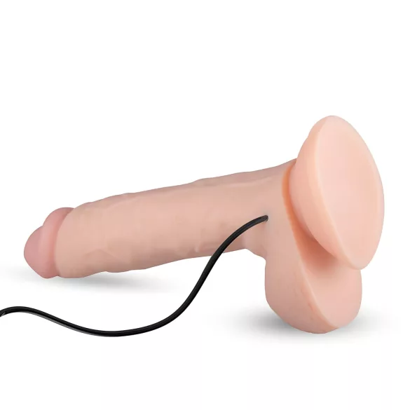 Real Fantasy Glynn - akkus, élethű vibrátor - 25 cm (testszínű)