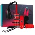 Secret Pleasure Chest - haladó BDSM készlet - 10 részes (piros)