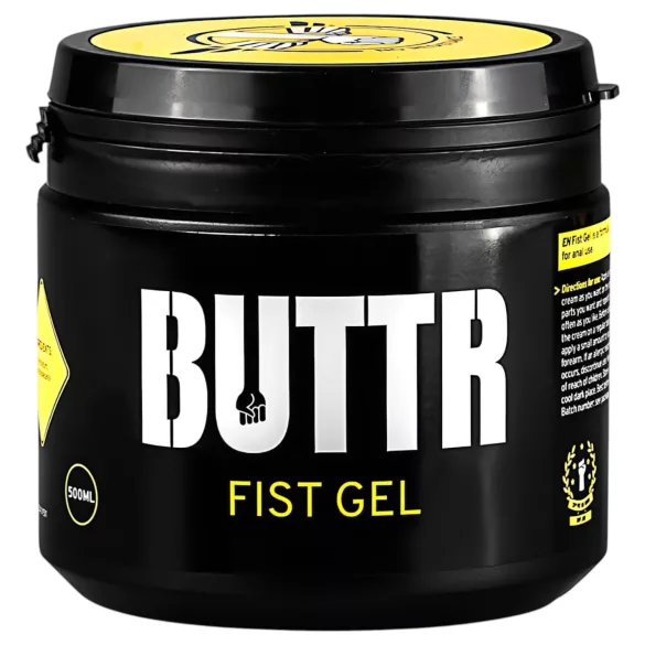 BUTTR Fisting Gel - öklöző, vízbázisú síkosító gél (500 ml)