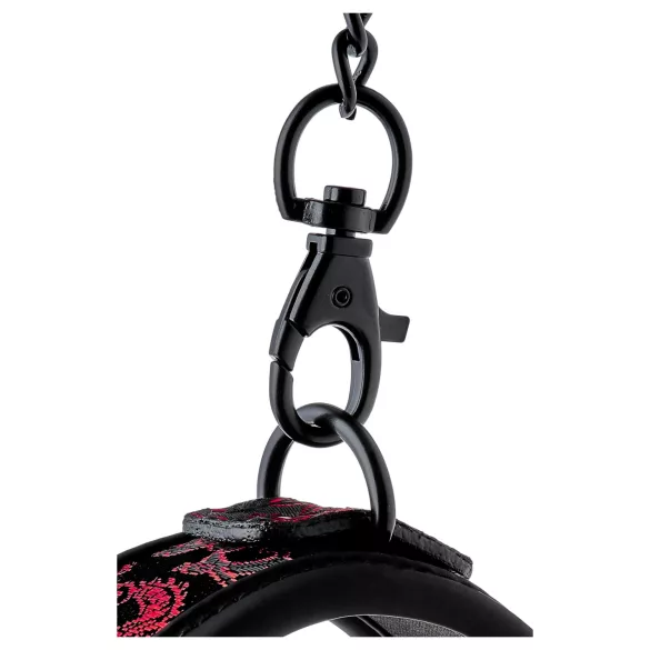 Dreamtoys Blaze - bondage nyakörv és póráz szett (fekete)