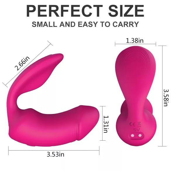 Vibes of Love Duo - 2in1 csikló vibrátor (pink)