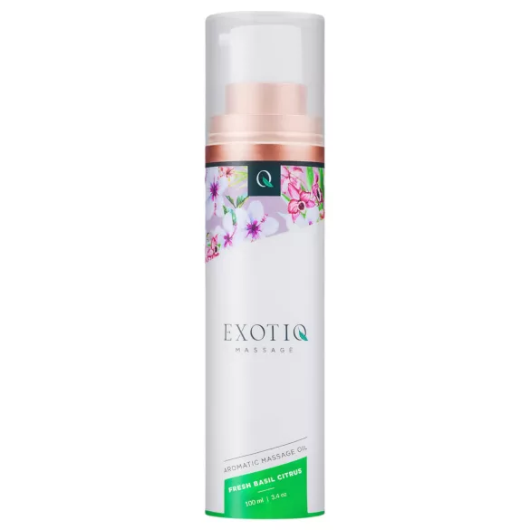 Exotiq - illatos masszázsolaj - bazsalikom-citrom (100 ml)