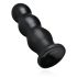 BUTTR Tactical III - tapadókorongos dildó (fekete)