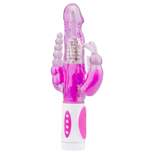 EasyToys Raving Rabbit - 3 ágú csiklókaros vibrátor (pink)