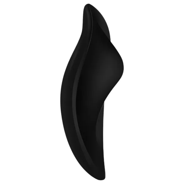 Pantyrebel - fekete akkus, rádiós tanga vibrátor nőknek (S-L)