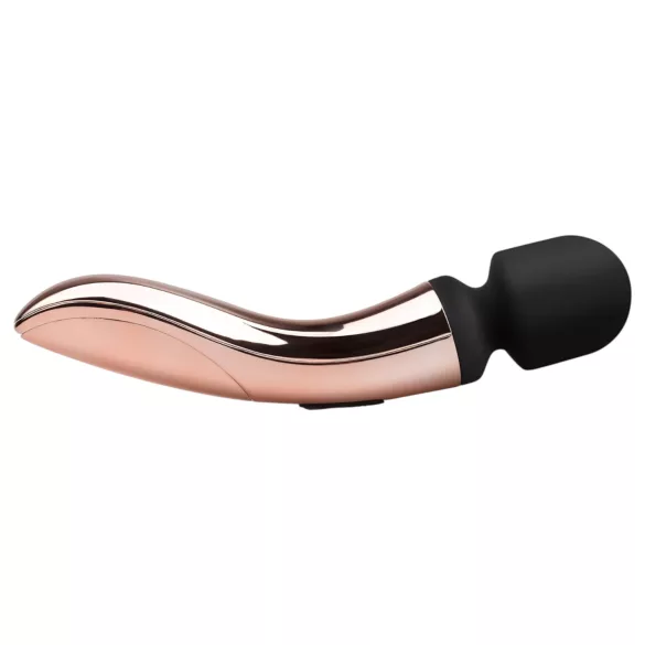 Rosy Gold Wand Curve - akkus, masszírozó vibrátor (rosegold)