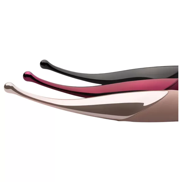 Senzi - akkus, vízálló csikló vibrátor (fekete)