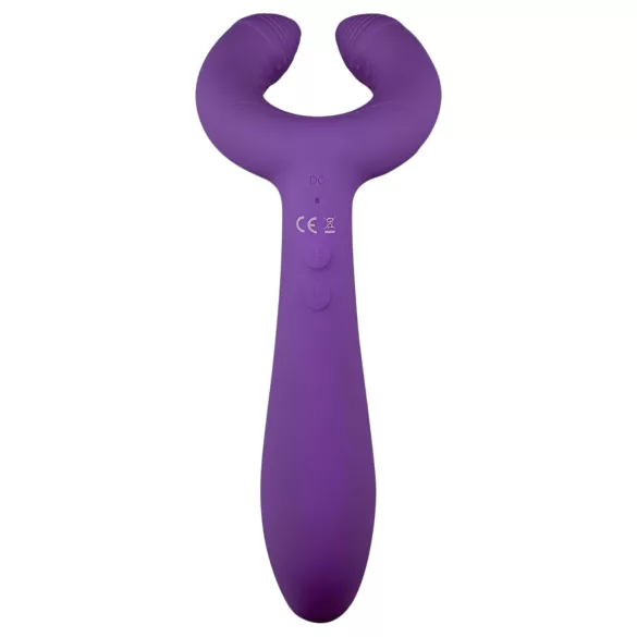EasyToys Couple - akkus, vízálló párvibrátor (lila)