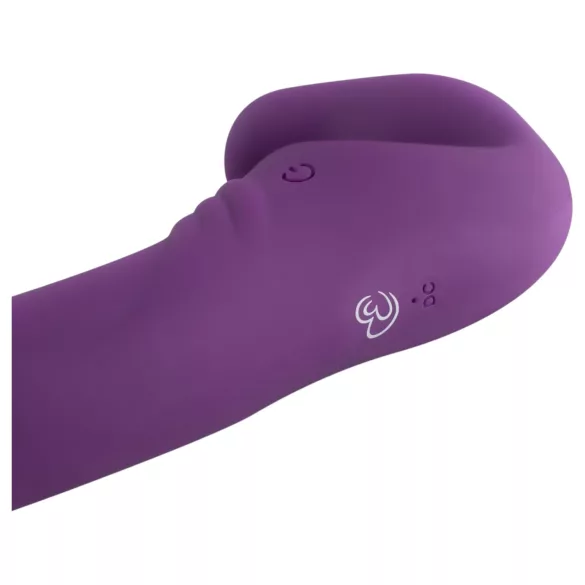 EasyToys - akkus, felcsatolható vibrátor tartópánt nélkül (lila)