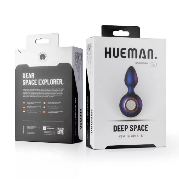 Hueman Deep Space - akkus anál vibrátor (lila)