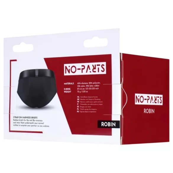 No-Parts Robin - felcsatolható alsó (fekete) - L