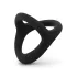 EasyToys Desire Ring - rugalmas pénisz- és heregyűrű (fekete)