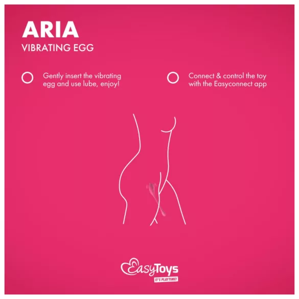 EasyConnect - okos vibrációs tojás (pink)