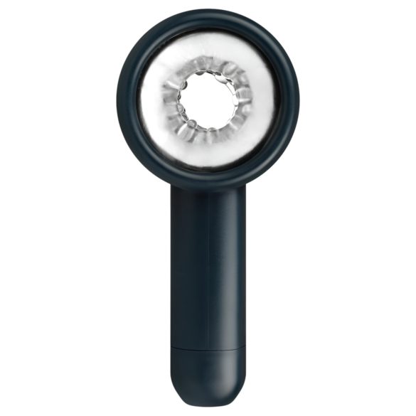 FPPR - akkus, fel-le mozgó maszturbátor (fekete)