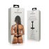 Bedroom Fantasies - BDSM kötöző nyakörvvel és béklyókkal (fekete)