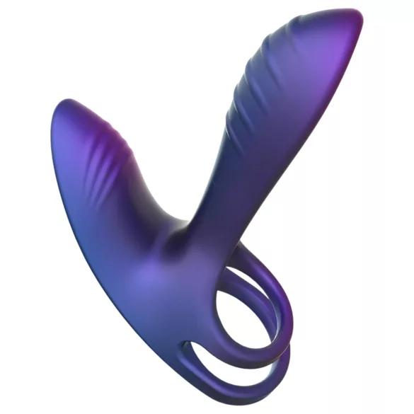 Hueman Infinity Ignite - vibrációs pénisz- és heregyűrű (lila)