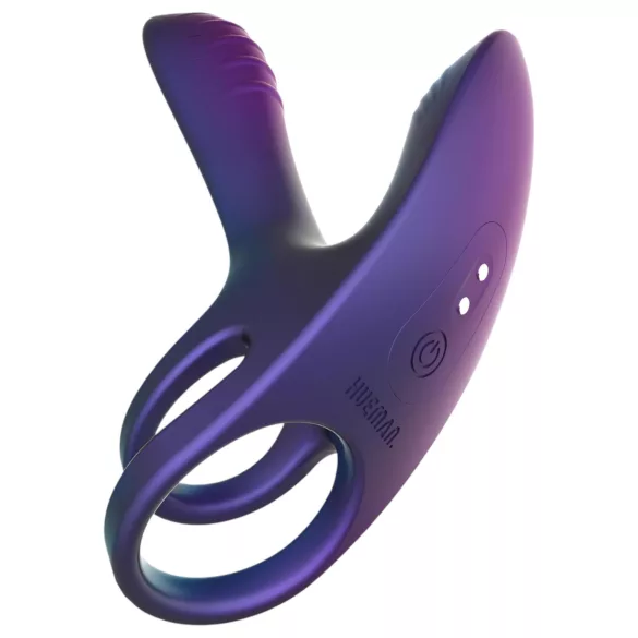 Hueman Infinity Ignite - vibrációs pénisz- és heregyűrű (lila)