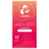 EasyGlide Ribs & Dots - pontozott óvszer (10 db)