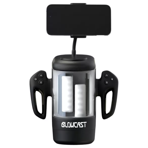 BLOWCAST WingXP - automata lökő maszturbátor (fekete)