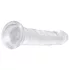 EasyToys - zselés dildó - 18cm (átlátszó)