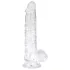 EasyToys - herés dildó - 13,5cm (átlátszó)