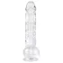EasyToys - herés dildó - 13,5cm (átlátszó)