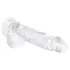 EasyToys - herés dildó - 13,5cm (átlátszó)