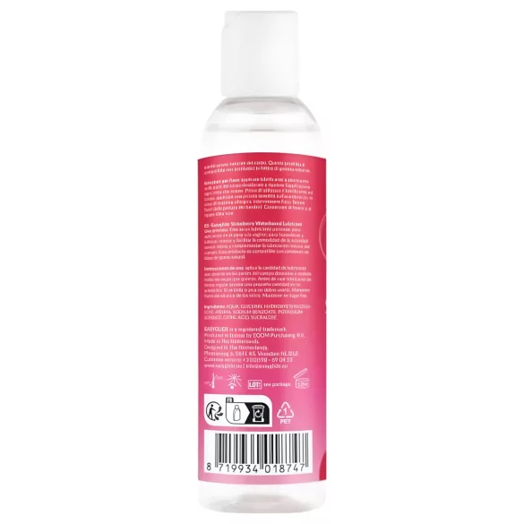 EasyGlide - ízesített vízbázisú síkosító - eper (150ml)