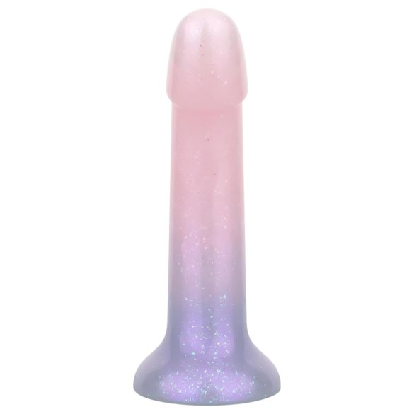 EasyToys Mermaid - csillámos dildó - 15cm (pink)