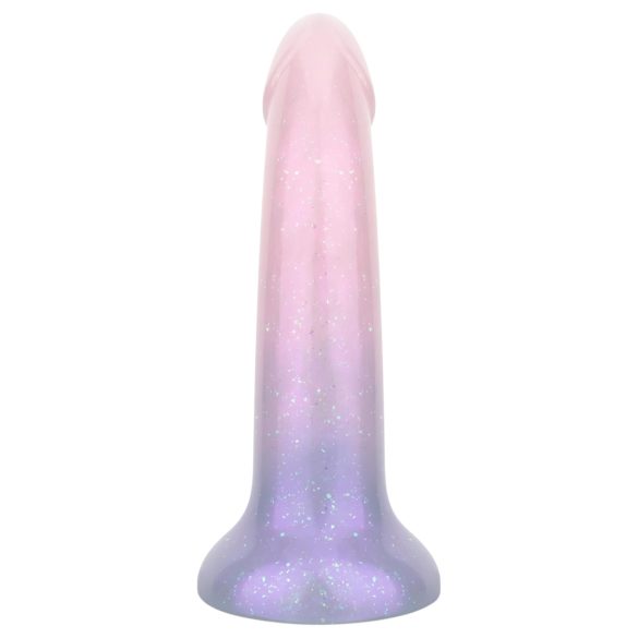 EasyToys Mermaid - csillámos dildó - 15cm (pink)