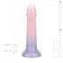 EasyToys Mermaid - csillámos dildó - 15cm (pink)