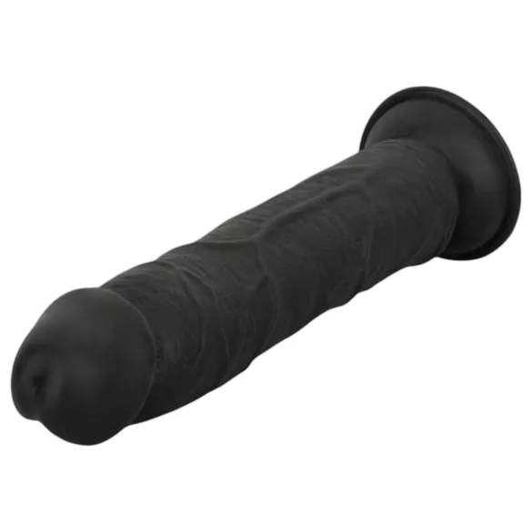 EasyToys - élethű dildó - 22,5 cm (fekete)