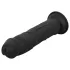 EasyToys - élethű dildó - 22,5 cm (fekete)