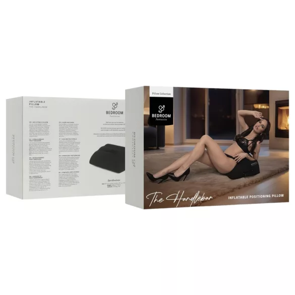 Bedroom Fantasies - felfújható szexpárna kapaszkodókkal pároknak (fekete)