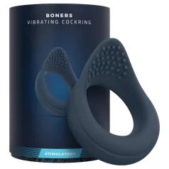 Boners - rezgő péniszgyűrű (kék)