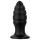 BUTTR Aftershock - fekete óriás anál plug haladóknak (23 cm)