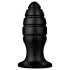 BUTTR Aftershock - fekete óriás anál plug haladóknak (23 cm)