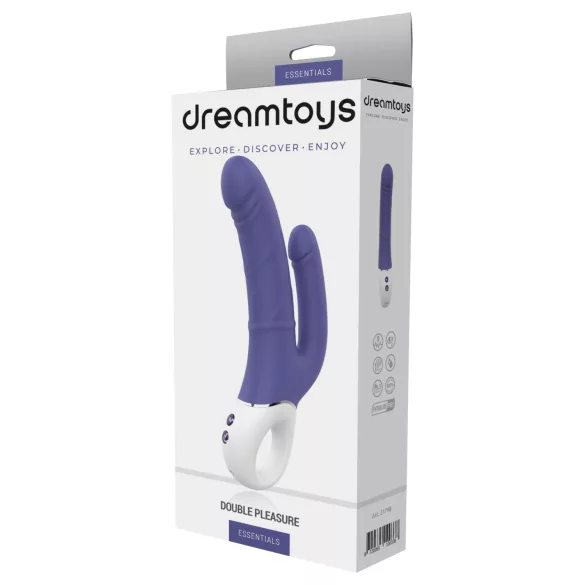 Dreamtoys Essentials - dupla motoros vibrátor (lila)