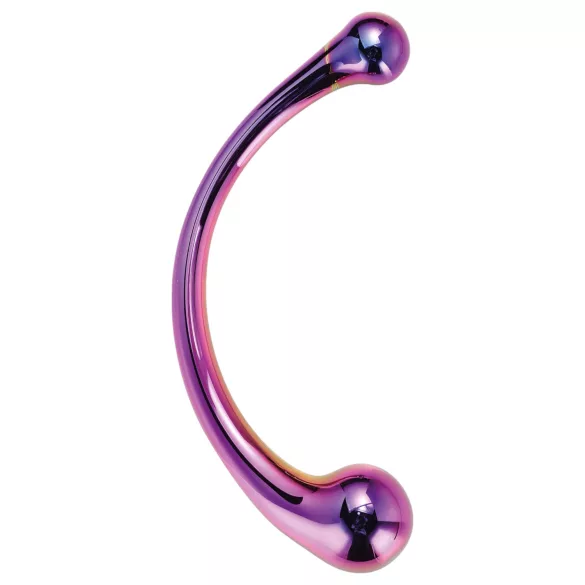 Dreamtoys - üveg masszírozó dildó (lila)