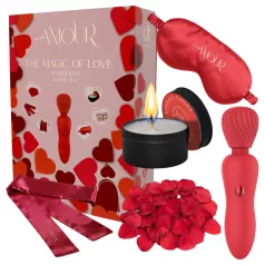 Dreamtoys Amour - wand vibrátor szett (piros)