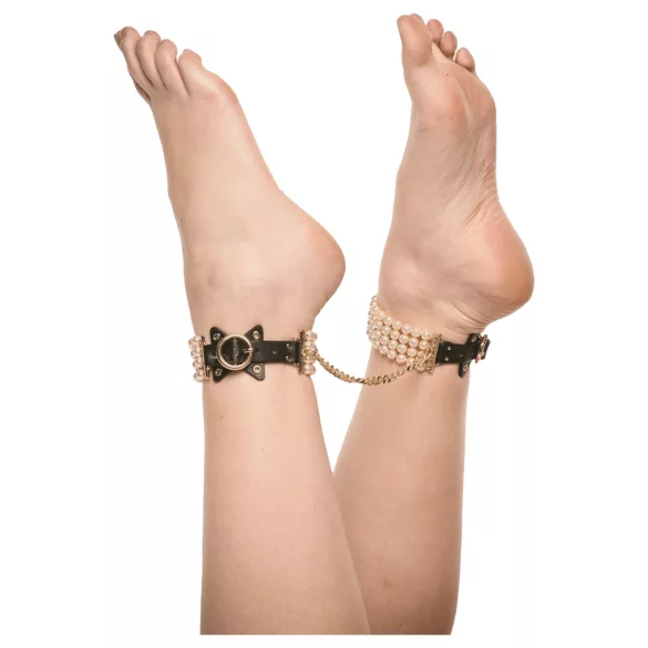 Allure - gyöngyös bokabilincs (fekete)