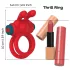 Dreamtoys Love Signal - vibráló péniszgyűrű (piros)
