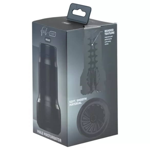 Kiiroo Feel Pocket - zseb maszturbátor férfiaknak (fekete)