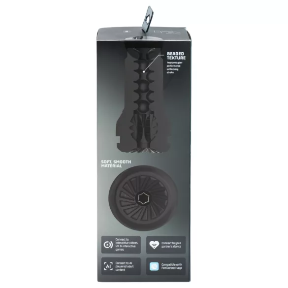 Kiiroo PowerBlow + Feel Pocket zseb maszturbátor férfiaknak (fekete)