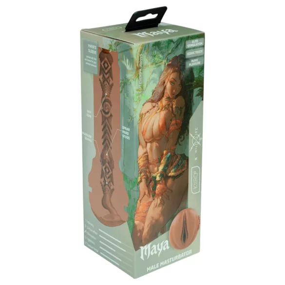 Kiiroo FeelMaya - élethű műpunci maszturbátor férfiaknak (testszínű)