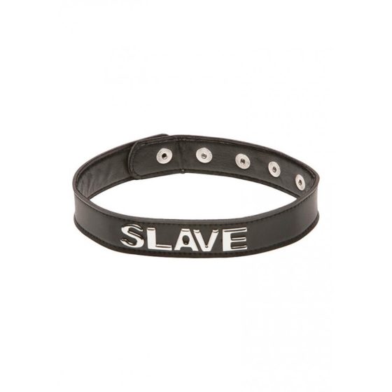 X-Play Slave - rabszolga nyakörv (fekete)