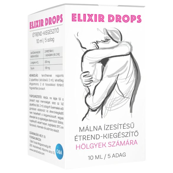 ELIXIR - női vágyfokozó cseppek (10ml) - málna