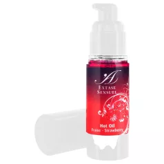 Extase Sensuel - melegítő masszázsolaj - eper (30ml)