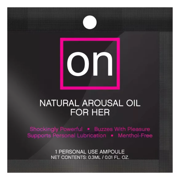 Sensuva ON Arousal Oil - intim olaj nőknek (0,5 ml)